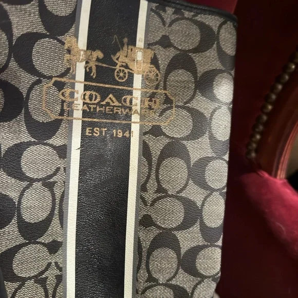 Coach Black and Gray Winter Rain Boots - Picture 2 of 4